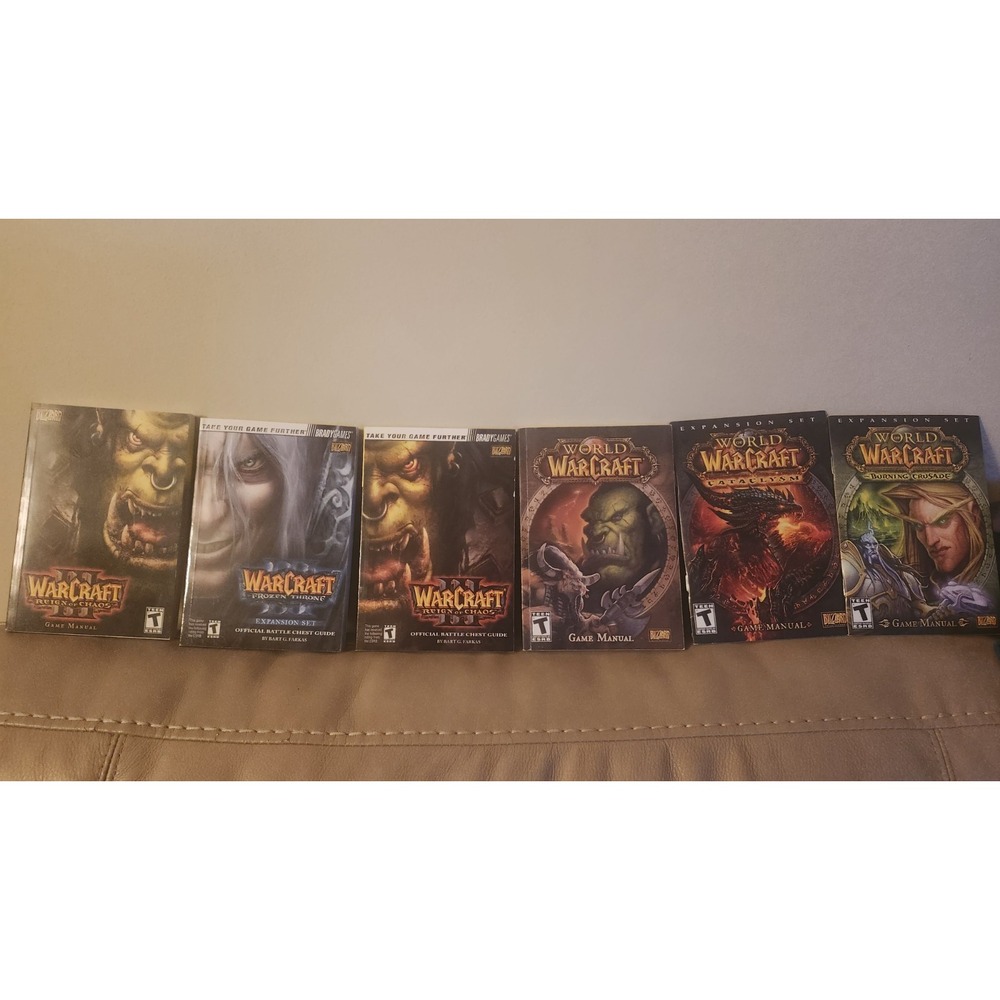 World of Warcraft Battle Chest 2007 (PC/Mac) Used Game Manuals, Expansion Set